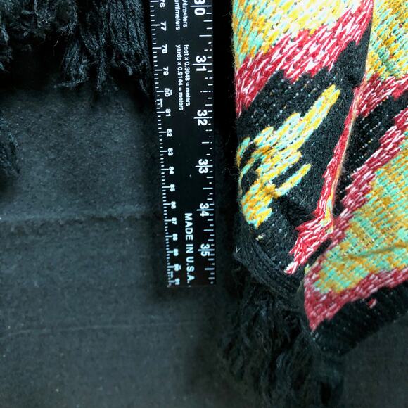 Peyton Jensen Womens Sweater Multicolored Cardigan Waterfall Open Front Small - Picture 9 of 12